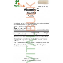 C Caps 500 mg (250 Count),...