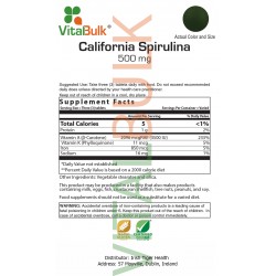 California Spirulina 500 mg...