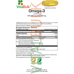 Omega-3 1200mg (100 Count),...