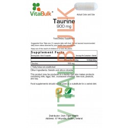 Taurine 900 mg Capsule -...