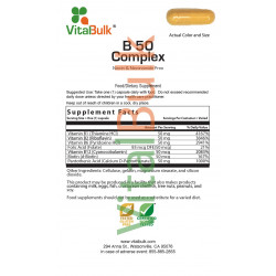 B Complex 50 mg B3 Free...