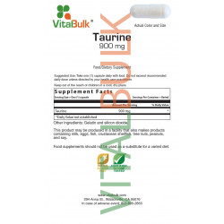 Taurine 900 mg Capsule -...