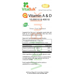 Vitamin А & D3 10 000 IU & 400 IU (250 Count)