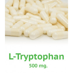 L-Tryptophan 500 mg Capsule - 100 Count Bag